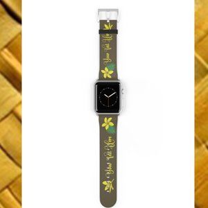 Apple Watch Bands-Hawaiian Inspired Plumeria Flower Design
